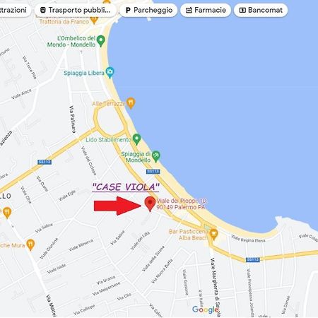 شقة Casa Viola Elegante E Sul Mare Di Mondello باليرمو المظهر الخارجي الصورة